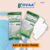 Bao bì khẩu trang màng ghép nhiều lớp chống bụi và ẩm