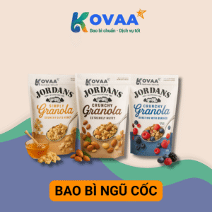 Bao bì ngũ cốc đa lớp thiết kế hiện đại, bảo quản chống ẩm, in thương hiệu rõ nét