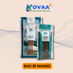 Bao bì nhang in ấn sắc nét đựng nhang que truyền thống
