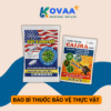 Bao bì thuốc bảo vệ thực vật màng ghép phức hợp, in cảnh báo độc hại.