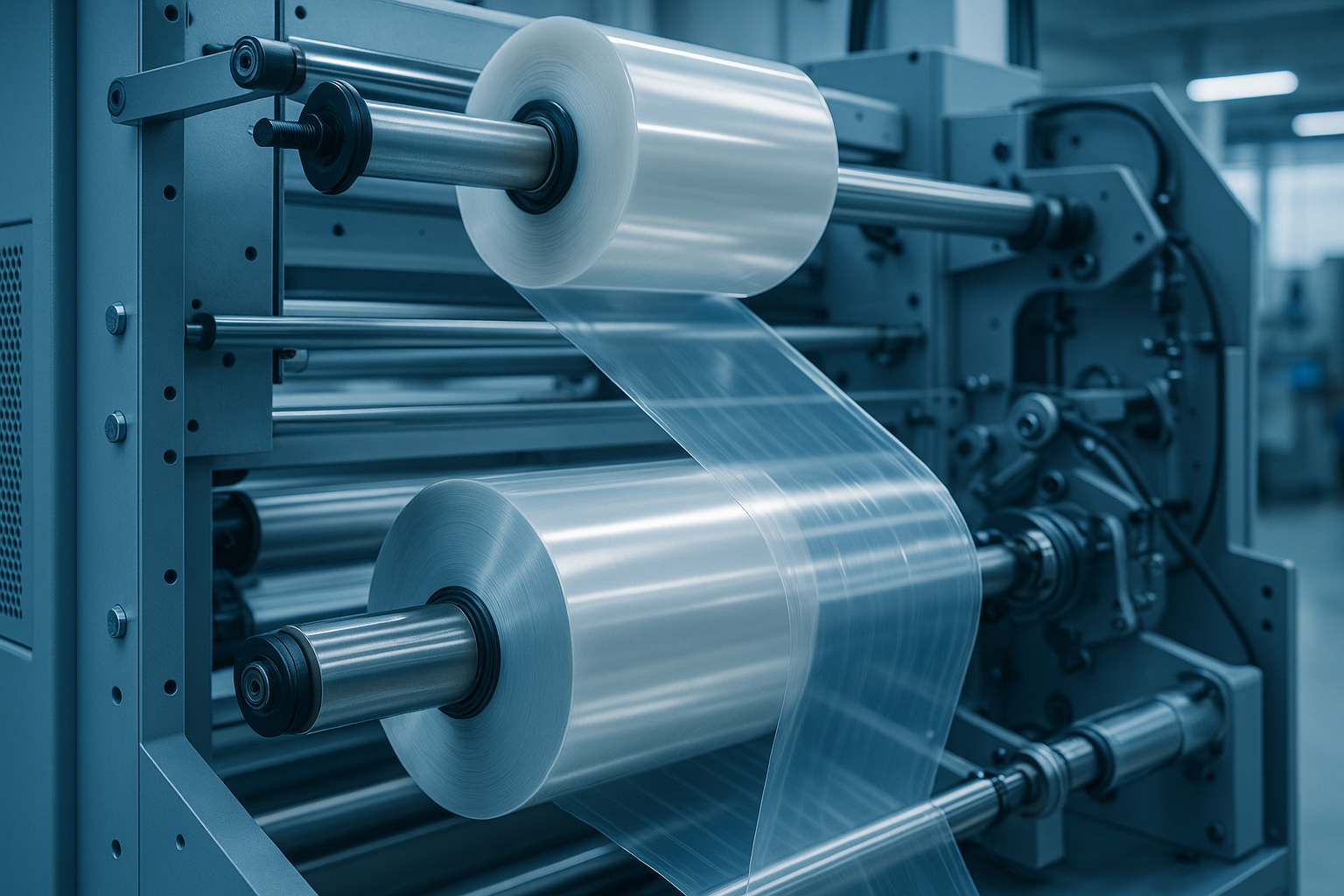 Sản phẩm 1 Close up of a modern industrial plastic film or pa 1751633206489