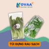 Túi đựng rau sạch bảo quản rau tươi lâu, in logo thương hiệu