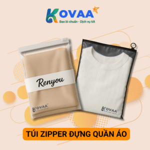 Túi zipper đựng quần áo đóng gói thời trang chuyên nghiệp