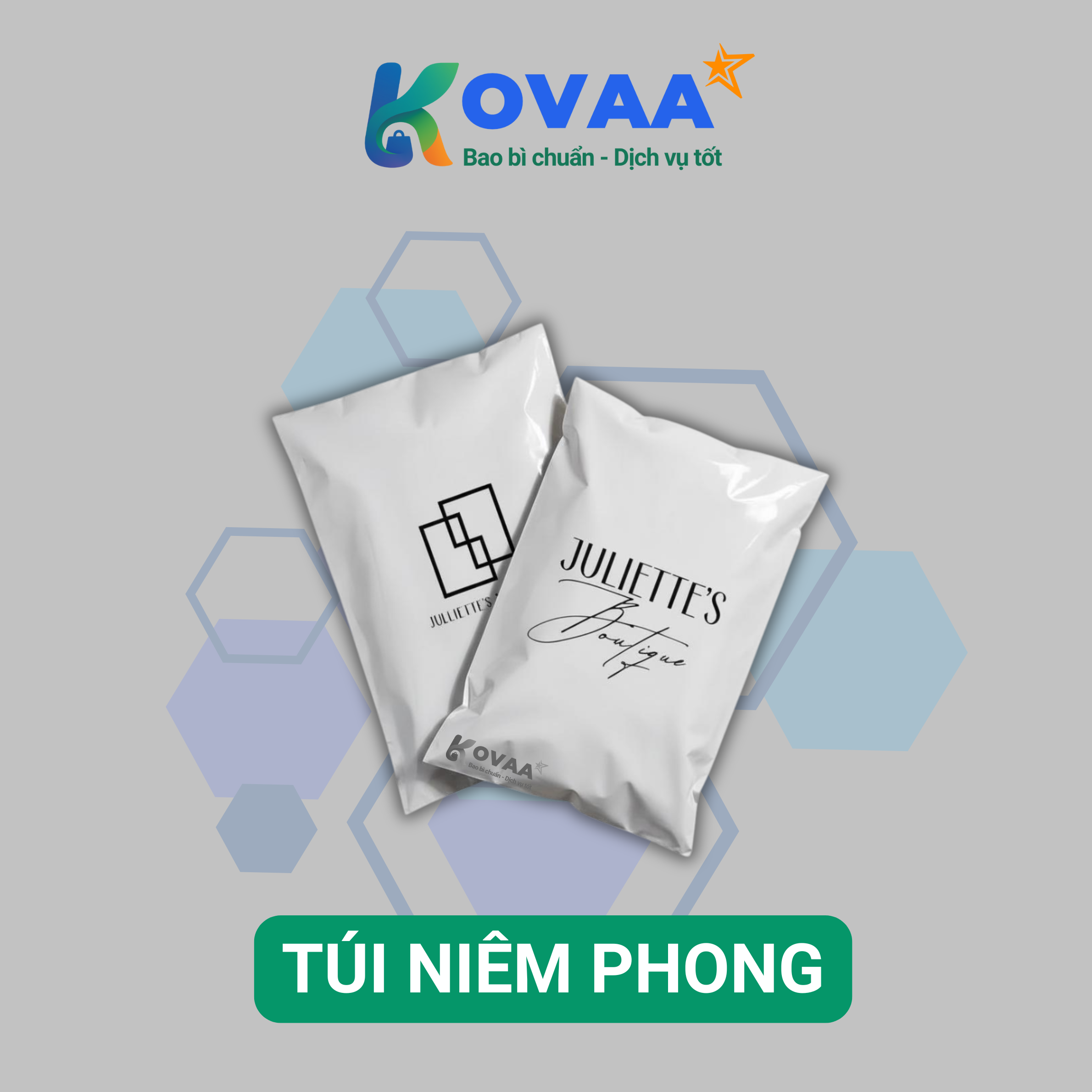 túi niêm phong đa kích thước dùng đóng gói quần áo, mỹ phẩm