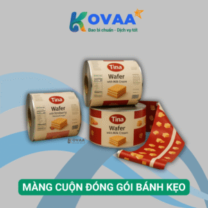 Màng cuộn đóng gói bánh kẹo chất lượng cao với lớp bảo vệ chống ẩm