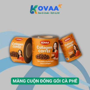 Màng cuộn đóng gói cà phê chất lượng cao trong nhà máy sản xuất