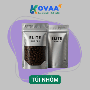 Túi nhôm đựng cà phê chống ẩm, bảo quản hương vị tươi ngon lâu dài