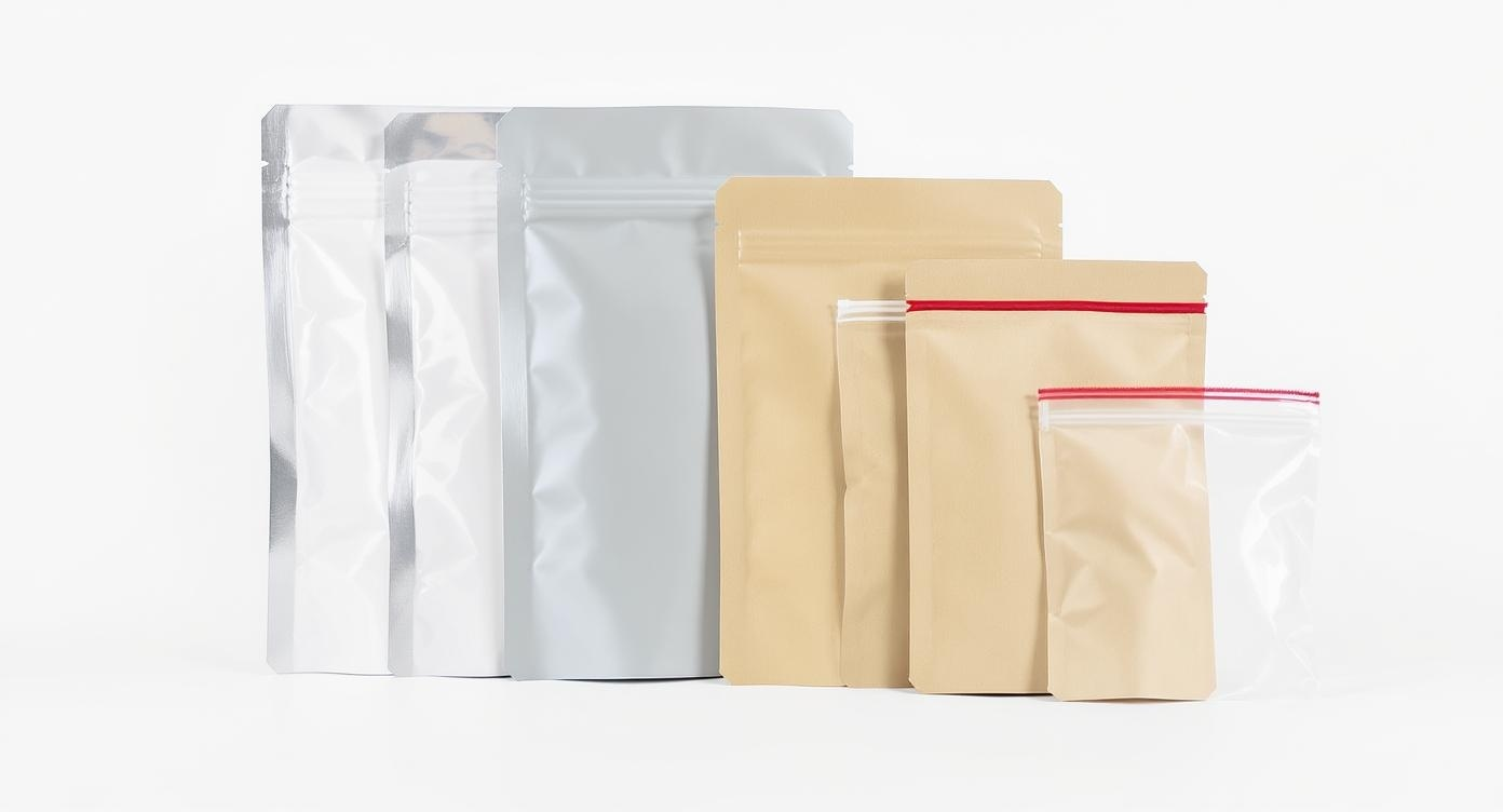 Túi zipper đựng thực phẩm chất liệu nhựa an toàn, chống ẩm, bảo quản tươi lâu