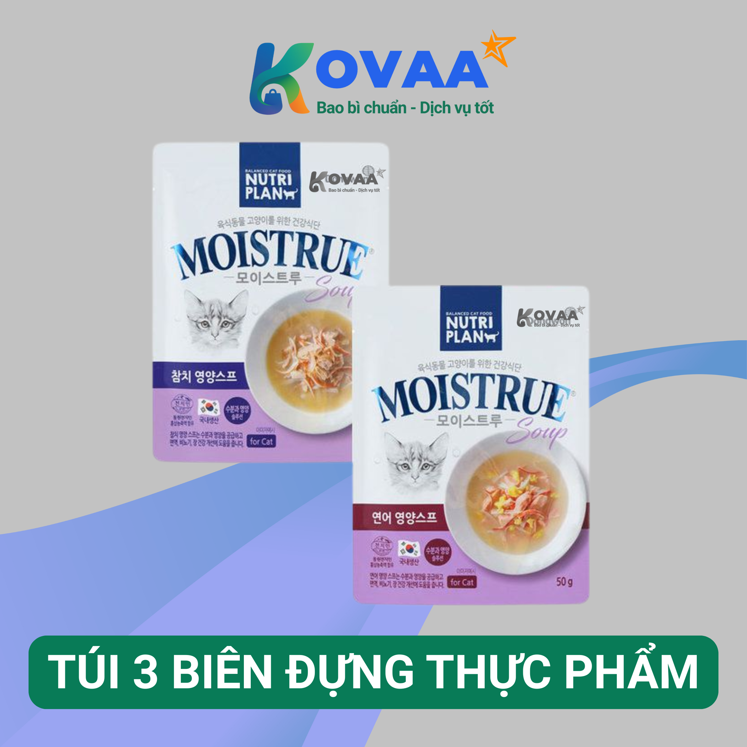 túi nhôm 3 biên đựng thực phẩm cao cấp