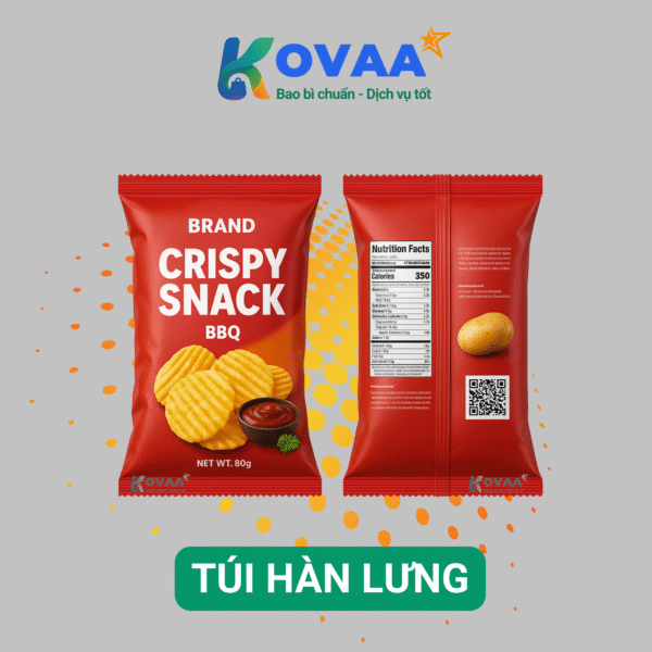 In túi hàn lưng theo yêu cầu chất lượng cao, bền đẹp, bảo quản sản phẩm hiệu quả