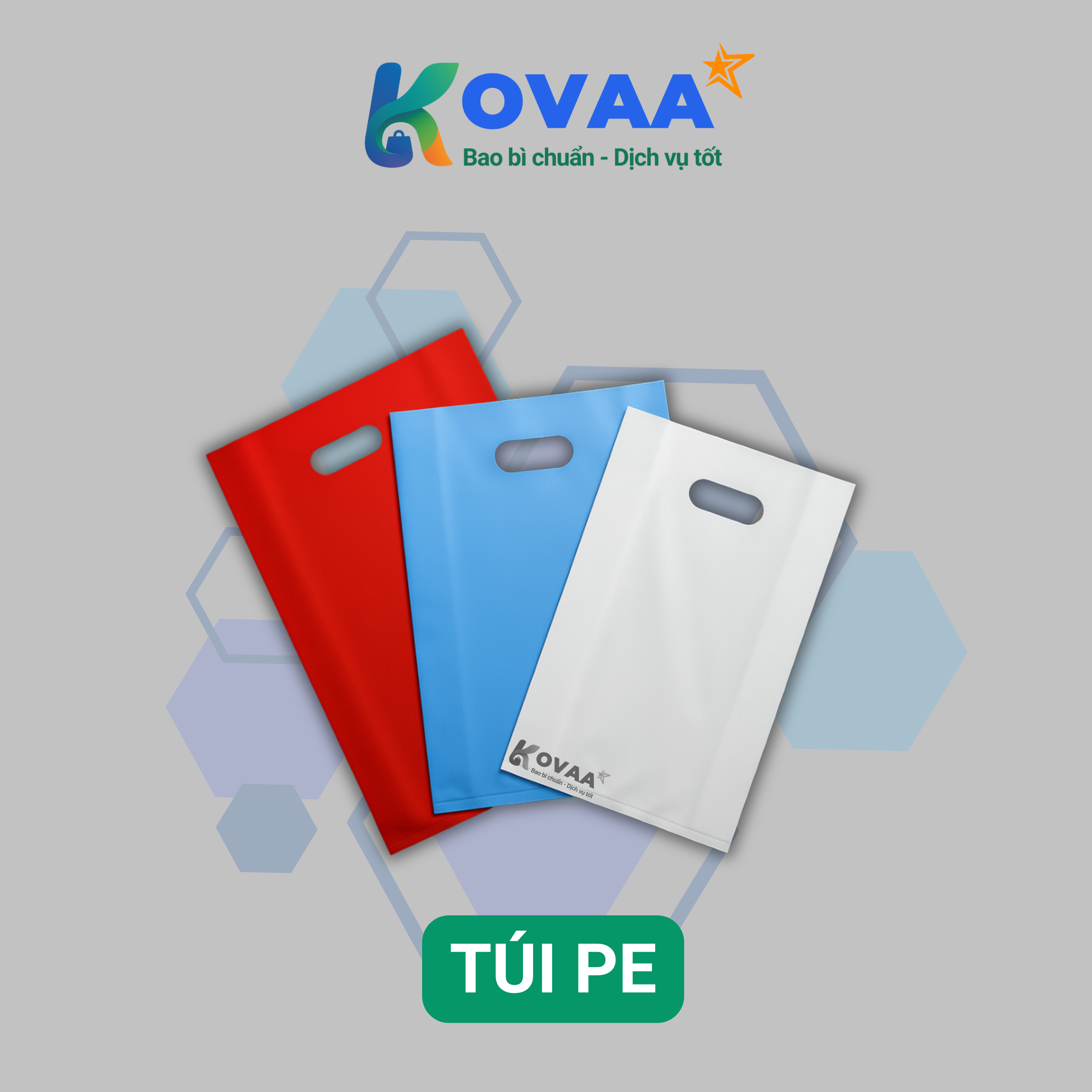  Túi PE hột xoài nhiều màu sắc – lựa chọn bao bì tiện lợi, thời trang cho cửa hàng và doanh nghiệp.