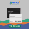 Túi ziplock khóa kéo kín, làm từ nhựa pe bền chắc, bảo quản thực phẩm an toàn