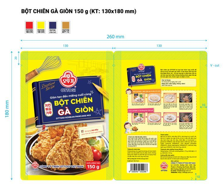 Túi 3 biên ép 3 biên chất liệu nhôm bạc in ấn sắc nét theo yêu cầu khách hàng