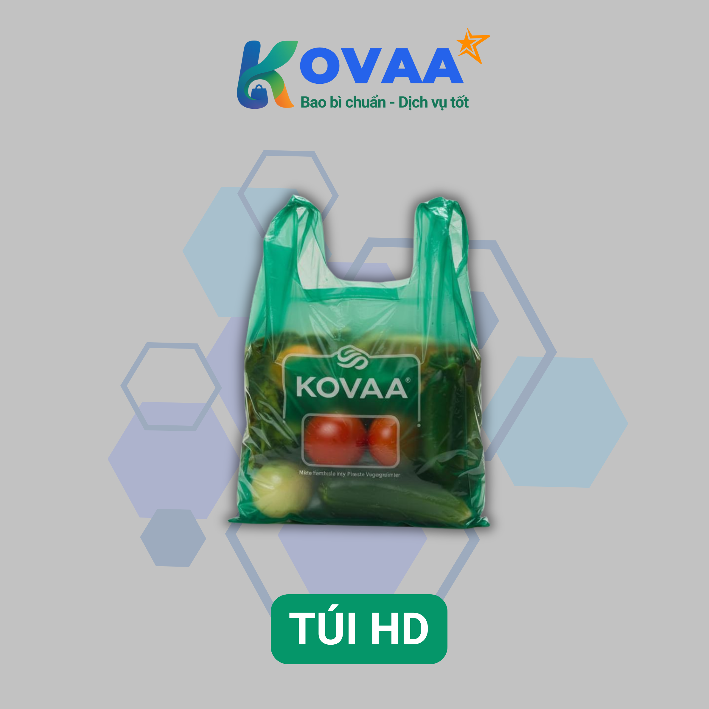 Túi HD quai xách tiện lợi cho siêu thị và cửa hàng