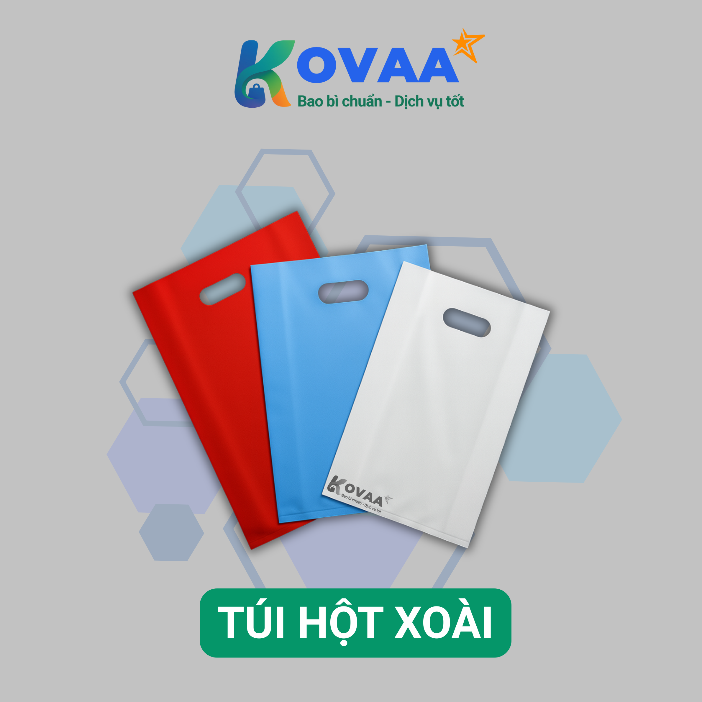 Bộ sưu tập túi hột xoài nhiều màu sắc kích thước đa dạng