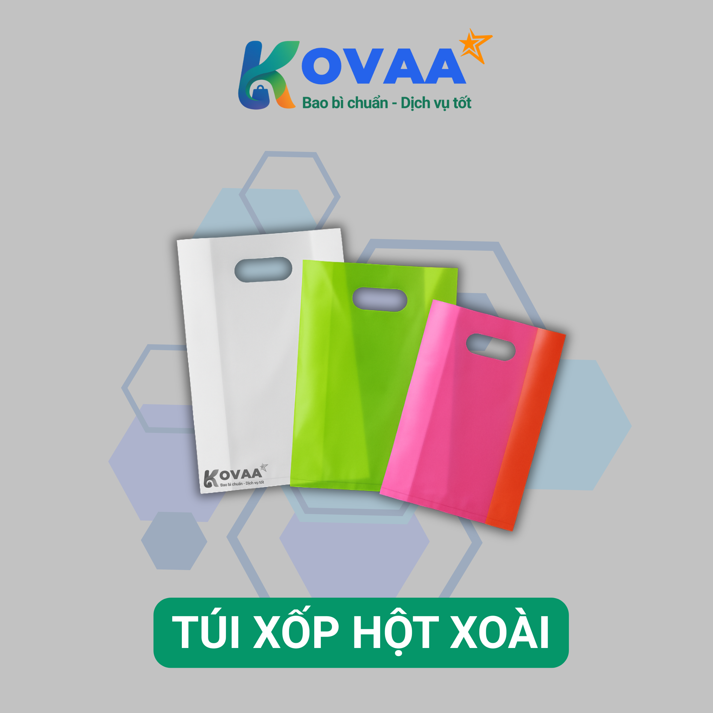 Mẫu túi xốp hột xoài chất lượng cao